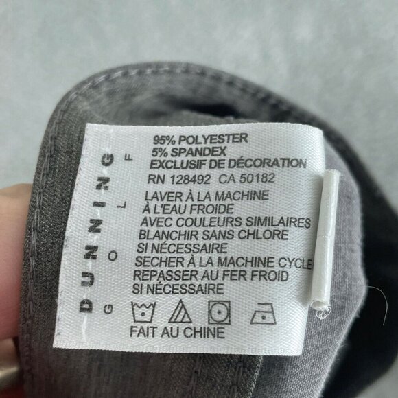 Dunning Mens Gray Golf Pants Size 36/30 Flaw 3482 - Picture 2 of 10